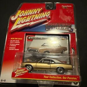 Johnny Lightning 1967 Chevy Chevelle Die-Cast Toy Car - Gold
